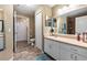 Bathroom with vanity, toilet, and shower/tub combo at 4166 Central Sarasota Pkwy # 521, Sarasota, FL 34238