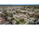 Aerial view showcasing home's location in a residential neighborhood at 4205 Morning Breeze Ct, Tampa, FL 33619
