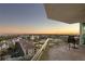 Balcony with panoramic sunset views at 450 Knights Run Ave # 1102, Tampa, FL 33602