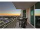 Spacious balcony with sunset city views at 450 Knights Run Ave # 1102, Tampa, FL 33602