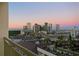 Balcony view overlooking cityscape at sunset at 450 Knights Run Ave # 1102, Tampa, FL 33602