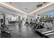 Well-equipped fitness center with cardio and weight machines at 450 Knights Run Ave # 1102, Tampa, FL 33602