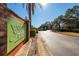 Close-up of the Vantage Point Condominiums sign at the community entrance at 10200 Gandy N Blvd # 1313, St Petersburg, FL 33702