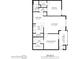Floor plan showcasing the layout of a two-bedroom, two-bathroom condominium unit at 10200 Gandy N Blvd # 1313, St Petersburg, FL 33702