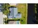 Aerial view of home's roofline and backyard at 6210 68Th E Dr, Palmetto, FL 34221