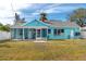 House exterior and large backyard at 815 Lantana Ave, Clearwater Beach, FL 33767