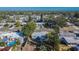 Aerial view of home with pool in residential area at 11950 105Th N Ln, Largo, FL 33773