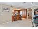 Kitchen with breakfast bar and wood cabinets at 1998 Massachusetts Ne Ave, St Petersburg, FL 33703