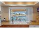 Kitchen sink with a view of the canal and pool at 1998 Massachusetts Ne Ave, St Petersburg, FL 33703