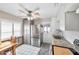 Updated kitchen with stainless steel appliances and granite countertops at 3007 56Th S St, Gulfport, FL 33707
