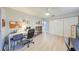 Bright home office features built-in shelving and ample workspace at 302 Canton Ct # 56, Sun City Center, FL 33573