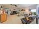 Bright and airy living room with comfortable seating and large TV at 302 Canton Ct # 56, Sun City Center, FL 33573