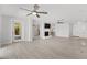 Open living space with polished concrete floors and views to backyard at 602 Flamingo Dr, Madeira Beach, FL 33708