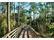 Nature trail with wooden boardwalk path at 633 Allora Ave, Nokomis, FL 34275