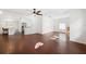 Spacious living area with hardwood floors and open layout at 1106 E Chelsea St, Tampa, FL 33603