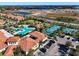 Community overview featuring pool, tennis, pickleball courts at 16847 Whisper Elm St, Wimauma, FL 33598