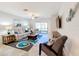 Bright and airy living room with comfortable seating at 16847 Whisper Elm St, Wimauma, FL 33598