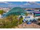 Exterior shot of the Florida Aquarium with its distinctive glass architecture and surrounding greenery at 408 E Amelia Ave, Tampa, FL 33602