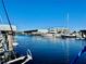 Stunning marina view with yachts and clear blue water at 4908 38Th S Way # 504, St Petersburg, FL 33711