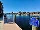 Private dock access with serene canal views at 4908 38Th S Way # 504, St Petersburg, FL 33711
