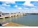 Stunning view of bridge and waterway at 500 Treasure Island Cswy # 307, Treasure Island, FL 33706