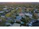 Neighborhood wide aerial showcasing waterfront homes at 5004 W Leona St, Tampa, FL 33629