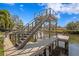 A boat lift with a view of the open waterway at 5004 W Leona St, Tampa, FL 33629