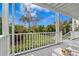 Patio provides a scenic view of a lush backyard and garden at 5004 W Leona St, Tampa, FL 33629
