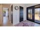 Bright entryway with updated flooring and modern doors at 5201 40Th S St, St Petersburg, FL 33711