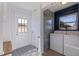 Convenient laundry room with washer, dryer, and built-in storage at 5201 40Th S St, St Petersburg, FL 33711