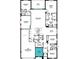 Open floor plan with 3 bedrooms, 3 car garage, and study at 11971 Starbright Path, Venice, FL 34293