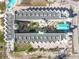 Top-down view of resort and courtyard at 12000 Gulf Blvd # 208-S, Treasure Island, FL 33706
