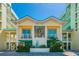 Building exterior showcasing unique architectural features and landscaping at 12000 Gulf Blvd # 208-S, Treasure Island, FL 33706