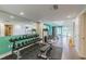 Well-equipped fitness center with weights and cardio machines at 12000 Gulf Blvd # 208-S, Treasure Island, FL 33706