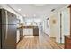 Open kitchen with stainless steel appliances and granite counters at 12000 Gulf Blvd # 208-S, Treasure Island, FL 33706