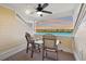 Private balcony with water views, relaxing outdoor space at 19915 Gulf Blvd # 805, Indian Shores, FL 33785