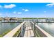 Community boat dock with multiple slips for residents at 19915 Gulf Blvd # 805, Indian Shores, FL 33785