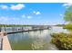 Community boat dock with multiple slips at 19915 Gulf Blvd # 805, Indian Shores, FL 33785