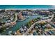 Property's location shown from above, near the water at 249 Boca Ciega Dr, Madeira Beach, FL 33708