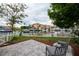 Private patio overlooking a canal with boats at 249 Boca Ciega Dr, Madeira Beach, FL 33708