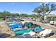 An aerial view of a boat and RV storage lot at 2740 Highlands Blvd # D, Palm Harbor, FL 34684