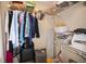 Spacious closet with plenty of shelving and hanging space for clothes and other belongings at 2740 Highlands Blvd # D, Palm Harbor, FL 34684