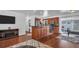 Spacious kitchen with stainless appliances and island with extra seating at 4600 16Th N St, St Petersburg, FL 33703