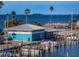 View of marina, boats, and calm water at 634 Edgewater Dr # 447, Dunedin, FL 34698