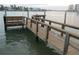 Private dock with seating and water access at 9901 1St E St # F, Treasure Island, FL 33706