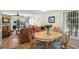 Open concept living and dining room perfect for relaxing and entertaining at 9901 1St E St # F, Treasure Island, FL 33706