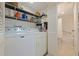 Convenient laundry room with washer and dryer at 1316 Pasadena S Ave # 203, South Pasadena, FL 33707