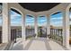 Outdoor gazebo with benches offers stunning views of the water and surrounding landscape at 224 7Th E St, Tierra Verde, FL 33715
