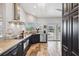 Stylish kitchen with stainless steel appliances and waterway view at 224 7Th E St, Tierra Verde, FL 33715