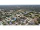 High-angle view of the property and surrounding neighborhood, highlighting its location at 3004 Rosebud Ln, Brandon, FL 33511